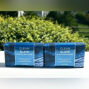 Bath & Body Works NEW!!! CLEAN SLATE CLEANSING BAR 5 OZ X2